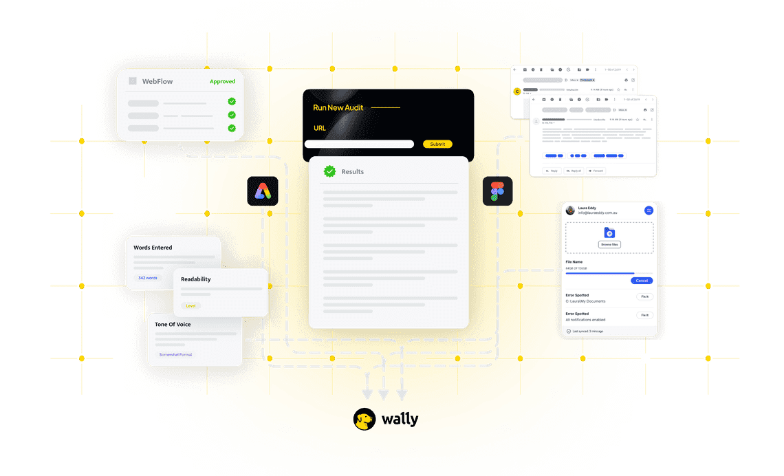 Wally Solutions: Web, Flow, Content, UI, PDF, and Email Analyzers for enterprise websites.